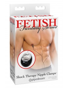 FETISH FANTASY SERIES SHOCK THERAPY NIPPLE CLAMPS BLACK 2