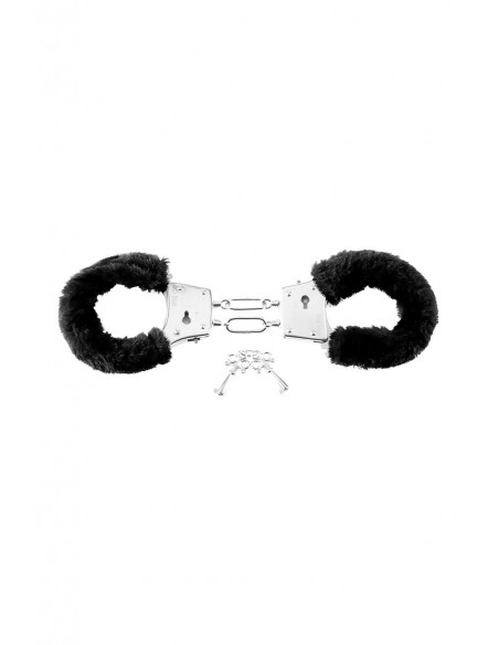 FETISH FANTASY SERIES BEGINNER'S FURRY CUFFS BLACK