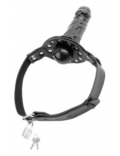 FETISH FANTASY SERIES DELUXE BALL GAG WITH DILDO BLACK