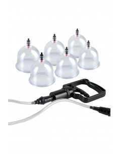 FETISH FANTASY SERIES BEGINNER'S 6PC. CUPPING SET CLEAR