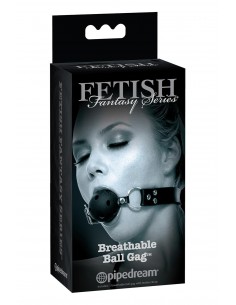FETISH FANTASY SERIES LIMITED EDITION BREATHABLE BALL GAG BLACK 2