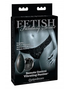 FETISH FANTASY SERIES LIMITED EDITION REMOTE CONTROL VIBRATING PANTIES BLACK 2
