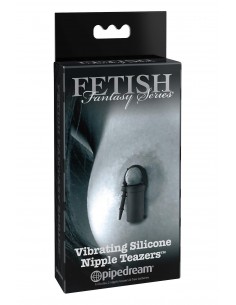 FETISH FANTASY SERIES LIMITED EDITION VIBRATING SILICONE NIPPLE TEAZERS BLACK 2