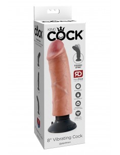 KING COCK 8 INCH VIBRATING COCK LIGHT 2