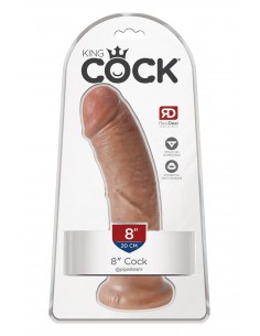 KING COCK 8 INCH COCK TAN 2