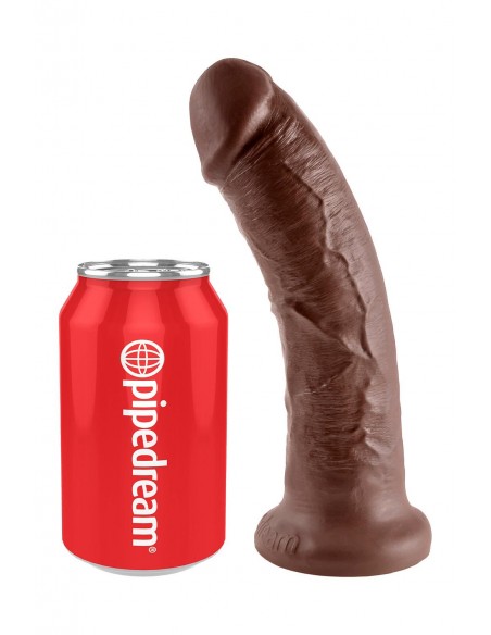 KING COCK 8 INCH COCK BROWN