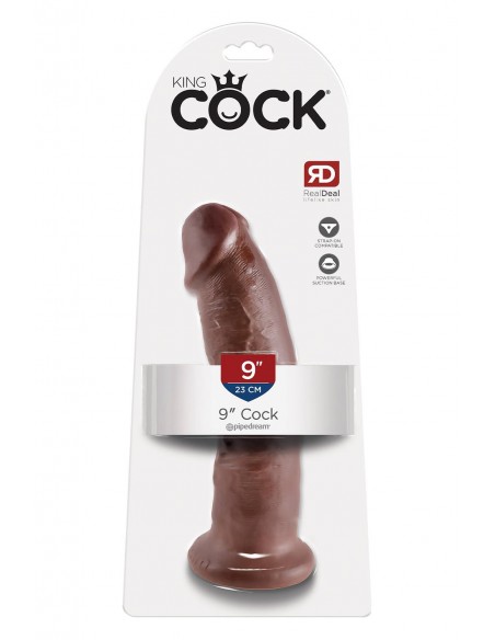 KING COCK 9 INCH COCK BROWN