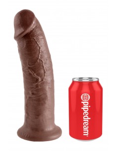 KING COCK 10 INCH COCK BROWN