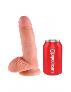 KING COCK 7 INCH COCK WITH BALLS LIGHT