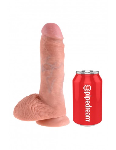 KING COCK 8 INCH COCK WITH BALLS LIGHT