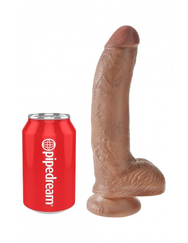 KING COCK 9 INCH COCK WITH BALLS TAN