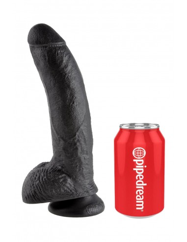 KING COCK 9 INCH COCK WITH BALLS BLACK