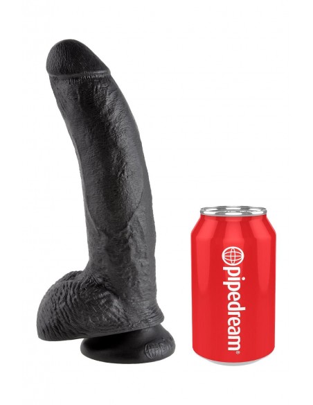 KING COCK 9 INCH COCK WITH BALLS BLACK