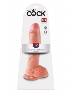 KING COCK 10 INCH COCK WITH BALLS LIGHT 2