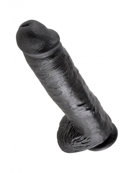 KING COCK 11 INCH COCK WITH BALLS BLACK