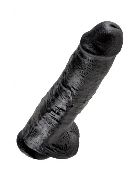 KING COCK 11 INCH COCK WITH BALLS BLACK