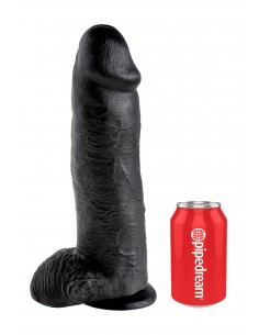 KING COCK 12 INCH COCK WITH BALLS BLACK