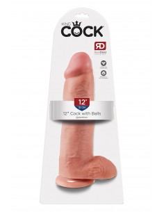 KING COCK 12 INCH COCK WITH BALLS LIGHT 2