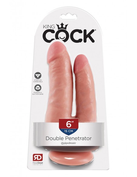 KING COCK DOUBLE PENETRATOR LIGHT