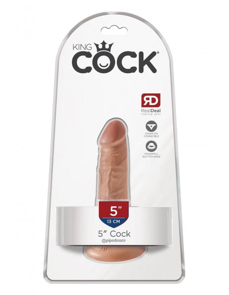 KING COCK 5 INCH COCK TAN
