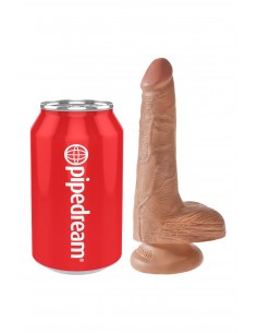 KING COCK 6 INCH COCK WITH BALLS LIGHT