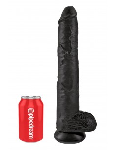 KING COCK 14 INCH COCK WITH BALLS BLACK
