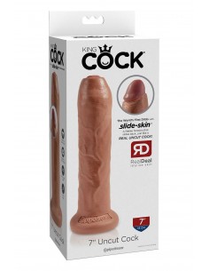 KING COCK 7 INCH UNCUT TAN 2