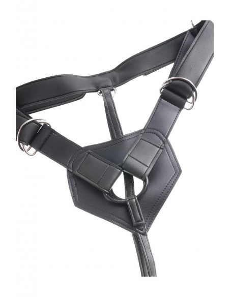 KING COCK STRAP ON HARNESS WITH 8 INCH COCK LIGHT