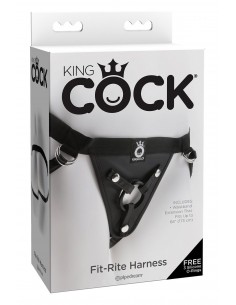 KING COCK FIT RITE HARNESS BLACK 2