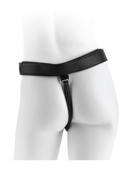 KING COCK 7 INCH UNCUT WITH STRAP ON HARNESS LIGHT