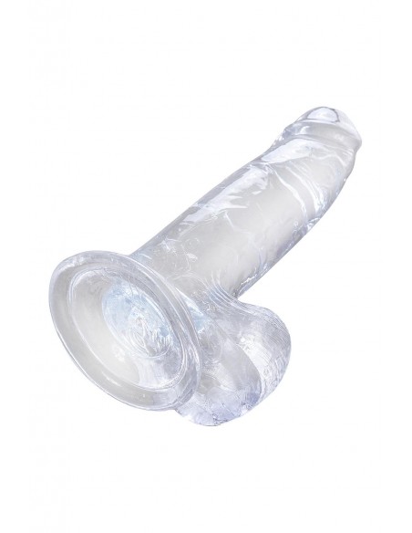 KING COCK CLEAR 7 INCH COCK WITH BALLS CLEAR