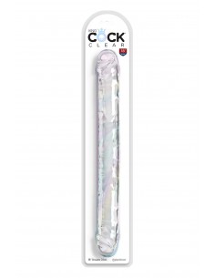 KING COCK CLEAR 18 INCH DOUBLE DILDO CLEAR 2