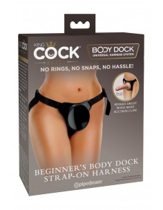 KING COCK ELITE BEGINNER'S BODY DOCK STRAP-ON HARNESS BLACK 2