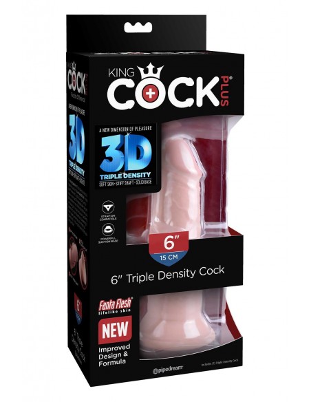 KING COCK PLUS 6 INCH TRIPLE DENSITY COCK LIGHT