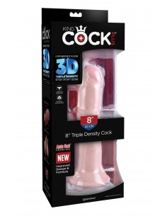KING COCK PLUS 8 INCH TRIPLE DENSITY COCK LIGHT 2