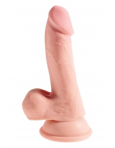 KING COCK PLUS 6.5 INCH TRIPLE DENSITY COCK WITH BALLS LIGHT