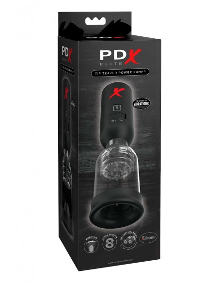 PDX ELITE TIP TEAZER POWER PUMP CLEAR