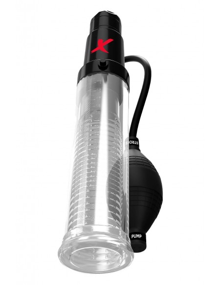 PDX ELITE SUCK-N-PUMP STROKER CLEAR