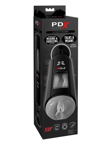 PDX ELITE ULTIMATE MILKER CLEAR