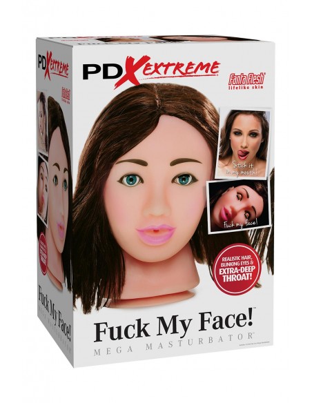 PDX EXTREME PIPEDREAM EXTREME TOYZ FUCK MY FACE MEGA MASTURBATOR - BRUNETTE LIGHT