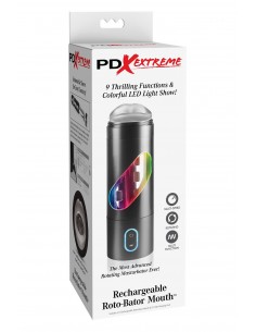 PDX EXTREME RECHARGEABLE ROTO-BATOR MOUTH BLACK 2