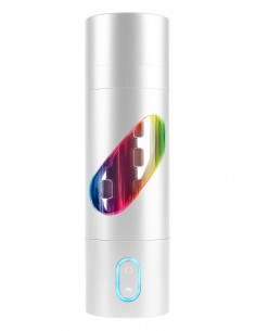 PDX EXTREME RECHARGEABLE ROTO-BATOR PUSSY WHITE