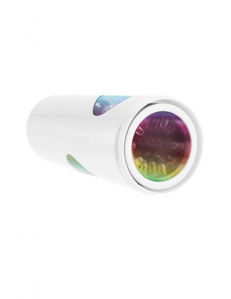 PDX EXTREME RECHARGEABLE ROTO-BATOR PUSSY WHITE