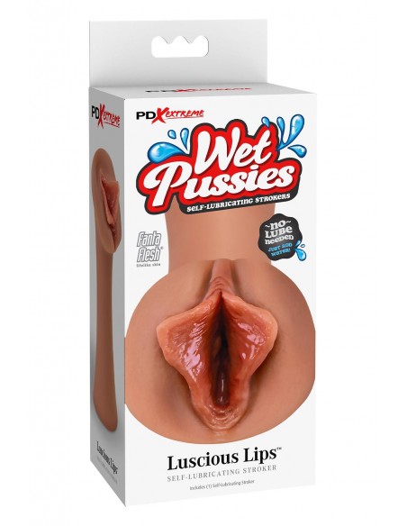 PDX EXTREME WET PUSSIES - LUSCIOUS LIPS TAN