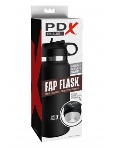 PDX PLUS FAP FLASK THRILL SEEKER DISCREET STROKER CLEAR 2
