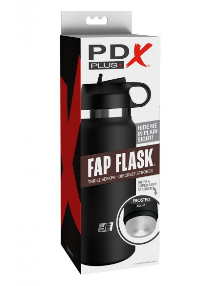 PDX PLUS FAP FLASK THRILL SEEKER DISCREET STROKER CLEAR