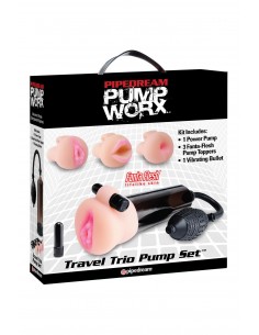 PUMP WORX TRAVEL TRIO PUMP SET BLACK 2