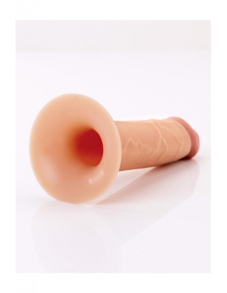 FANTASY X-TENSIONS ELITE 6" SILICONE HOLLOW STRAP-ON - DUAL DENSITY - LIGHT