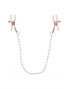 PEACHES â€˜N CREAME PEARL NIPPLE CLAMPS