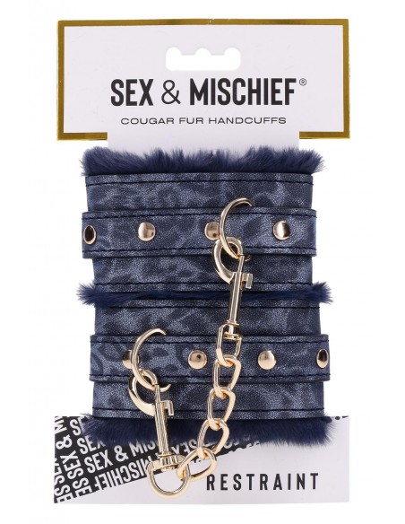 SPORTSHEETS COUGAR FUR HANDCUFFS